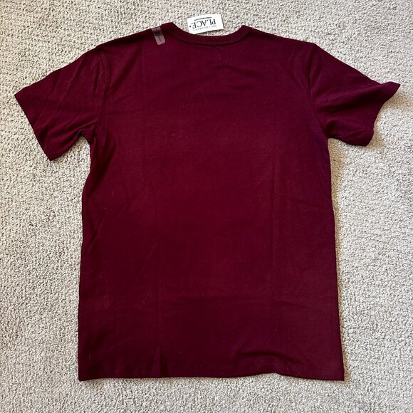 THE CHILDREN'S PLACE BOYS SHORT SLEEVE TEXTBOOK TEE GRAPHIC BURGUNDY, L/G -10/12 - Picture 3 of 8